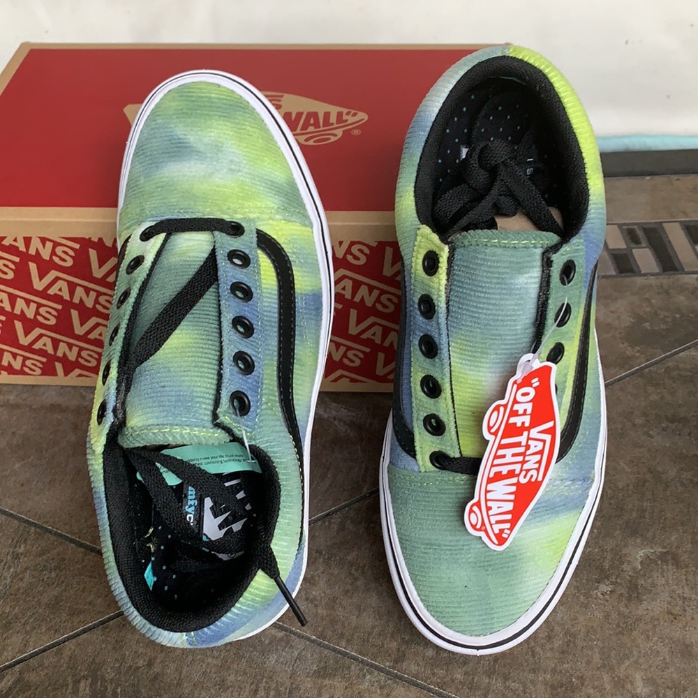 VANS COMFYCUSH OLD SKOOL BLOTCHED Multi/Black WMNS - Picture 7 of 12